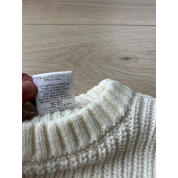 Little Co. Lauren Conrad Cream Pullover Knit Chunky Sweater - Size 18 months - Picture 6 of 8